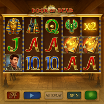LunuBet - Book of Dead Slot Game - Play'n GO Pokie