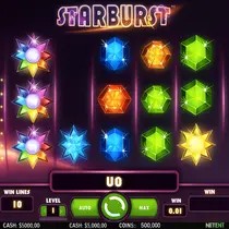 LunuBet - Starburst Slot Game - NetEnt Pokie