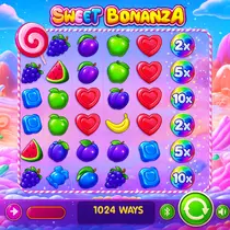 LunuBet - Sweet Bonanza Slot Game - Cluster Pays and Multipliers